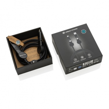 Logotrade Geschäftsgeschenke das Foto: Oakland RCS rKunststoff 1,2m 6-in-1 Fast-Charging 45W Kabel