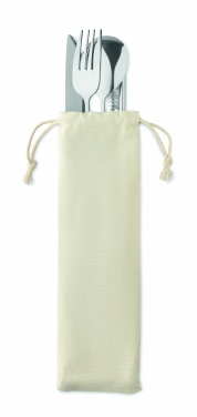 Logotrade Geschäftsgeschenke das Foto: Besteck-Set Edelstahl