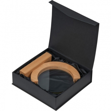 Logotrade Werbegeschenke das Foto: Trophäe mit Bambussockel Oshawa