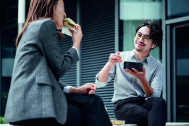 Logotrade werbemittel das Foto: Kühltasche 600D RPET