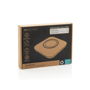 Logotrade Werbeartikel das Foto: Quantum Ultra-Fast 25W magnetisches Wireless-Charging-Pad