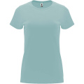Capri T-Shirt für Damen, Verwaschenes Blau
