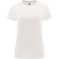 Capri T-Shirt für Damen, Vintage Weiß