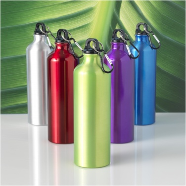 Logotrade corporate gifts photo of: Oregon 770 ml aluminium water bottle with carabiner