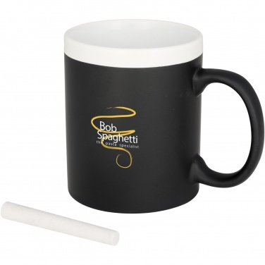Logotrade promotional item image of: Chalk-write 330 ml ceramic mug
