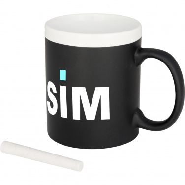 Logo trade promotional merchandise picture of: Chalk-write 330 ml ceramic mug