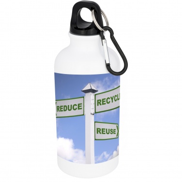 Logo trade promotional gifts image of: Oregon 400 ml sublimation water bottle