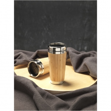 Logotrade corporate gift picture of: Bambus 450 ml tumbler with bamboo outer