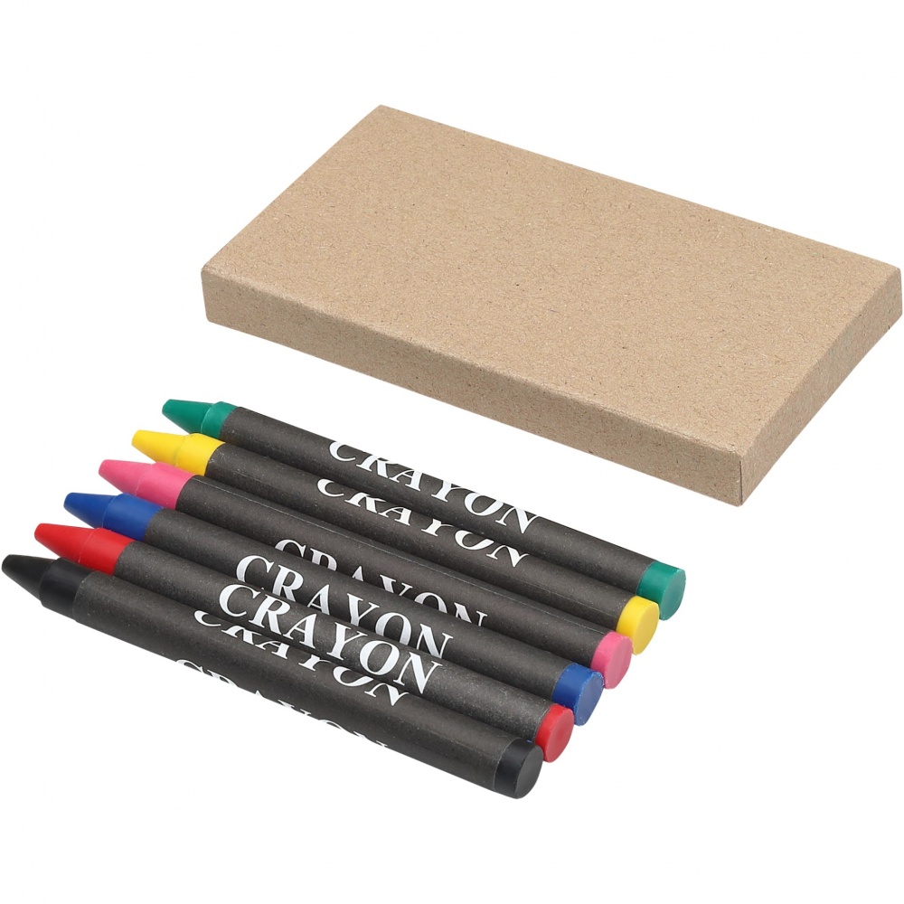 Logotrade promotional merchandise photo of: Ayo 6-piece coloured crayon set