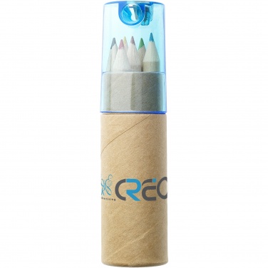 Logo trade corporate gifts picture of: Kram 6-piece coloured pencil set