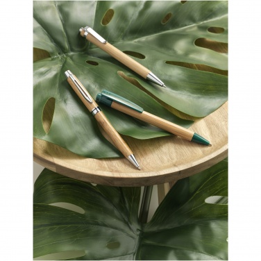 Logo trade promotional merchandise photo of: Jakarta bamboo ballpoint pen