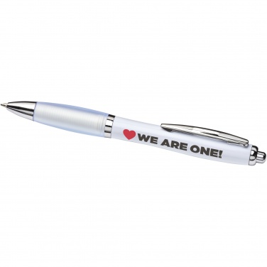 Logotrade promotional products photo of: Nash ballpoint pen with coloured barrel and grip