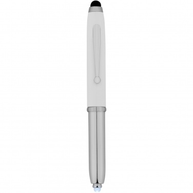 Logo trade promotional item photo of: Xenon stylus ballpoint pen with LED light