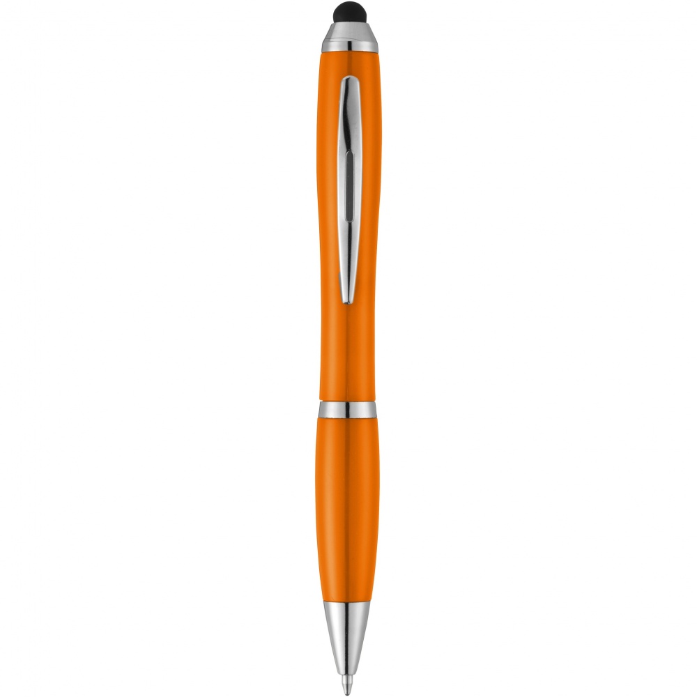 Logotrade advertising products photo of: Nash stylus ballpoint pen with coloured grip