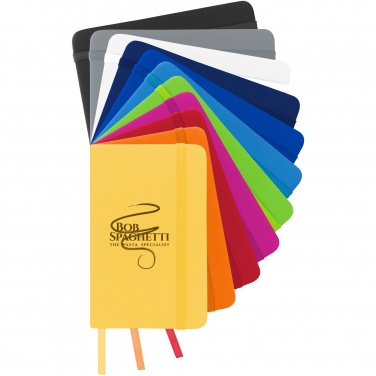 Logo trade promotional gift photo of: Spectrum A6 hard cover notebook