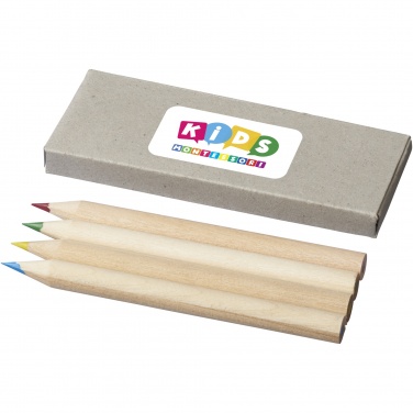 Logotrade promotional merchandise picture of: Tullik 4-piece coloured pencil set