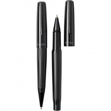 Logo trade corporate gifts image of: Gloss duo pen gift set