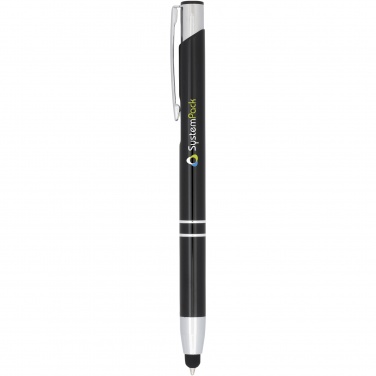 Logotrade promotional merchandise photo of: Moneta anodized aluminium click stylus ballpoint pen