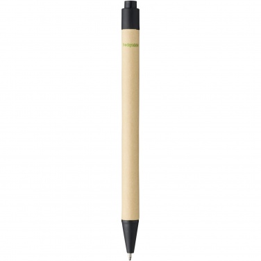 Logotrade advertising products photo of: Berk recycled carton and corn plastic ballpoint pen