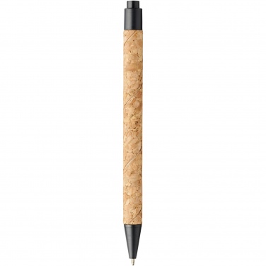 Logo trade advertising product photo of: Midar cork and wheat straw ballpoint pen
