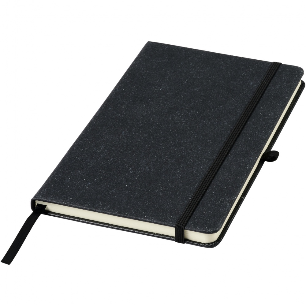 Logo trade promotional merchandise image of: Atlana leather pieces notebook