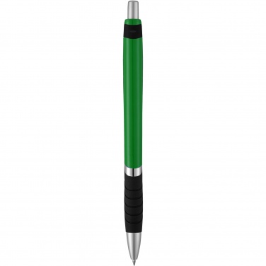 Logo trade advertising products picture of: Turbo ballpoint pen with rubber grip