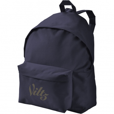 Logo trade promotional giveaway photo of: Urban covered zipper backpack 14L