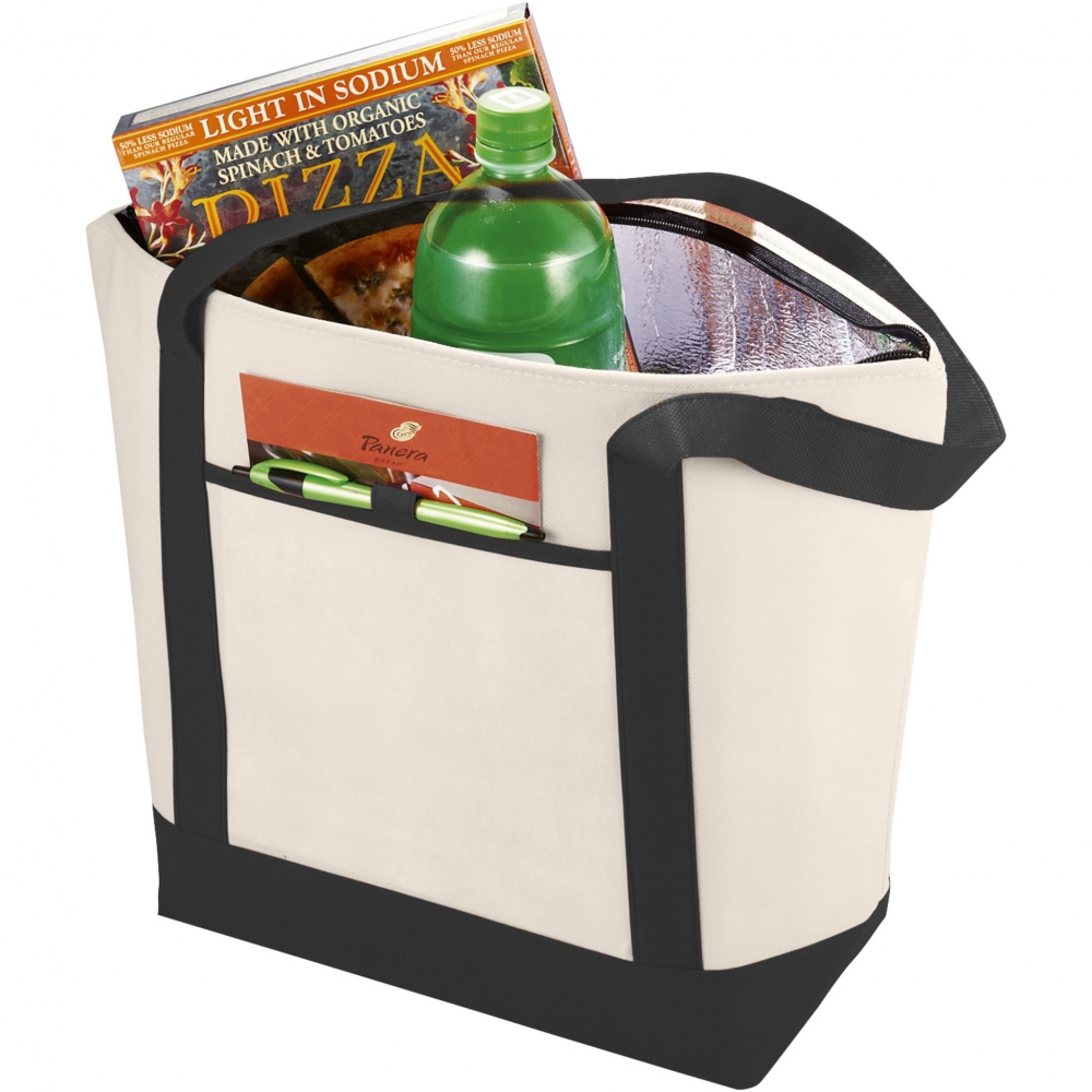 Logo trade promotional items picture of: Lighthouse non-woven cooler tote 21L