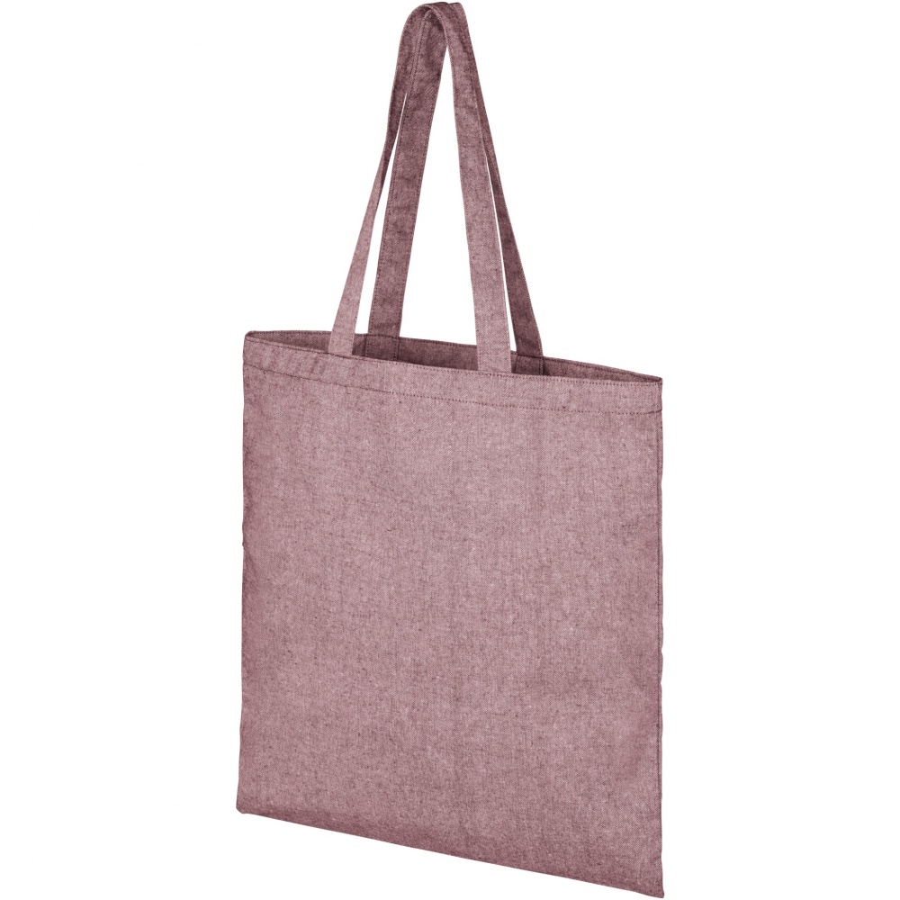 Logo trade advertising products image of: Pheebs 150 g/m² recycled tote bag 7L