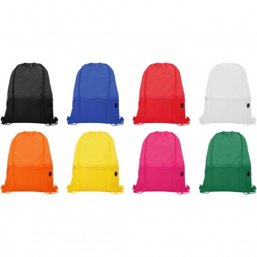 Logo trade promotional giveaway photo of: Oriole mesh drawstring bag 5L