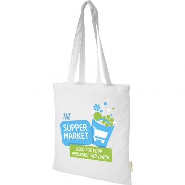 Logo trade advertising product photo of: Orissa 100 g/m² organic cotton tote bag 7L