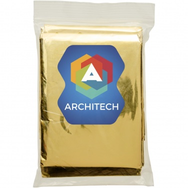 Logo trade promotional gifts image of: Frederik 2-function emergency blanket