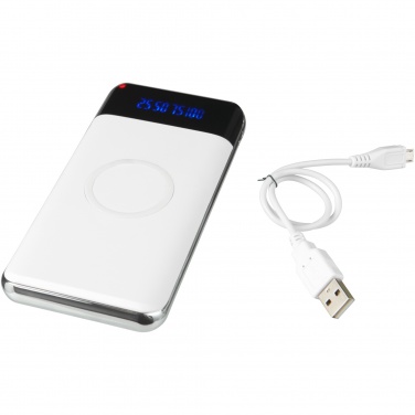 Logo trade advertising products picture of: Constant 10.000 mAh wireless power bank with LED