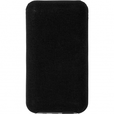 Logotrade promotional gift picture of: Future 6000 mAh bamboo/fabric wireless power bank