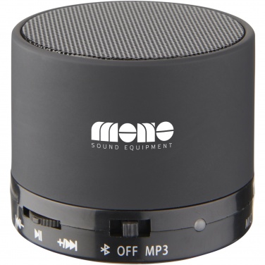 Logo trade promotional products image of: Duck cylinder Bluetooth® speaker with rubber finish