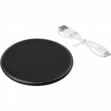 Logo trade corporate gifts image of: Lean 5W wireless charging pad