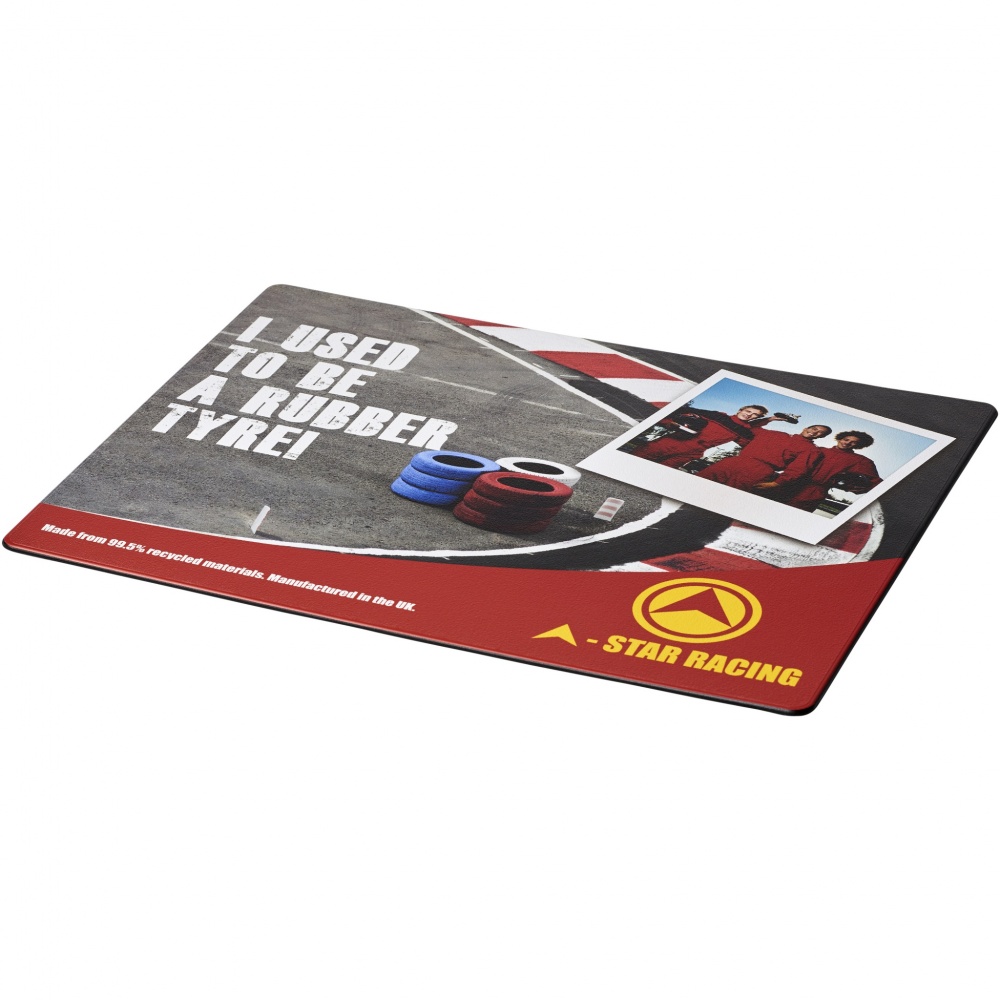 Logo trade promotional item photo of: Brite-Mat® mouse mat with tyre material
