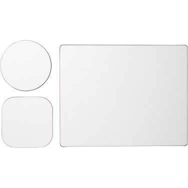 Logo trade promotional giveaways picture of: Brite-Mat® mouse mat and coaster set combo 1