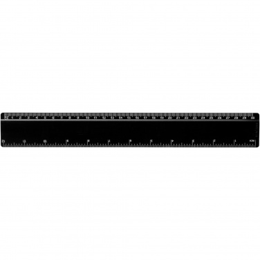 Logotrade advertising products photo of: Terran 30 cm ruler from 100% recycled plastic