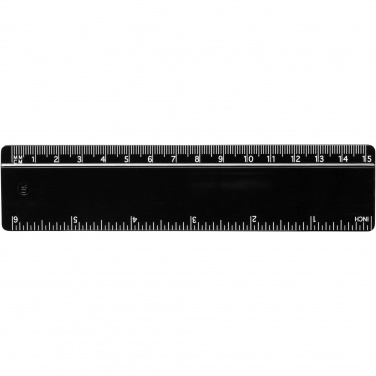 Logo trade advertising product photo of: Terran 15 cm ruler from 100% recycled plastic