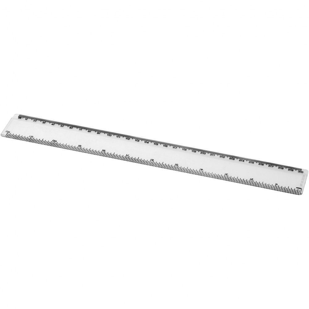 Logo trade advertising product photo of: Renzo 30 cm plastic ruler