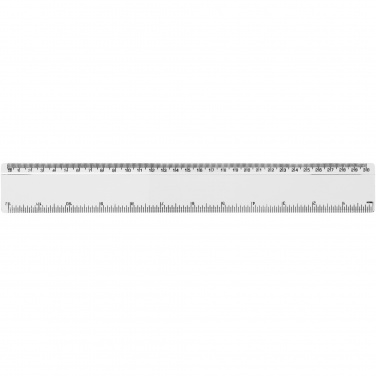Logo trade business gifts image of: Renzo 30 cm plastic ruler