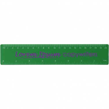 Logo trade promotional product photo of: Rothko 20 cm plastic ruler