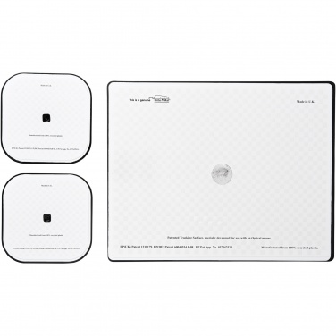 Logo trade promotional gifts image of: Brite-Mat® mouse mat and coaster set combo 3