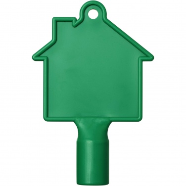 Logotrade business gift image of: Maximilian house-shaped utility key