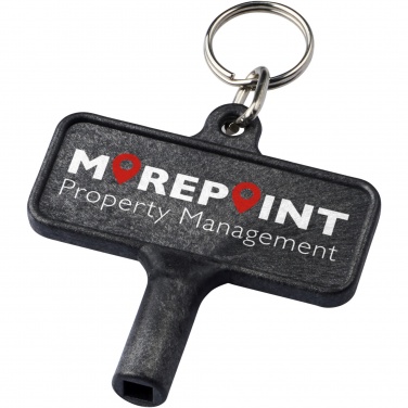 Logotrade advertising product picture of: Largo plastic radiator key with keychain