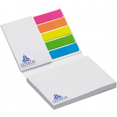 Logo trade corporate gifts image of: Combi notes marker set soft cover