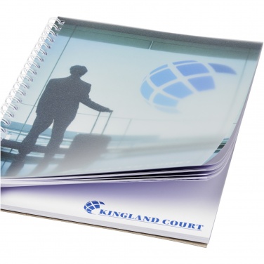 Logo trade advertising products picture of: Desk-Mate® wire-o A5 notebook PP cover