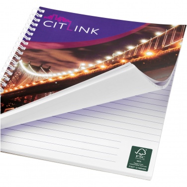 Logo trade promotional giveaway photo of: Desk-Mate® A5 spiral notebook