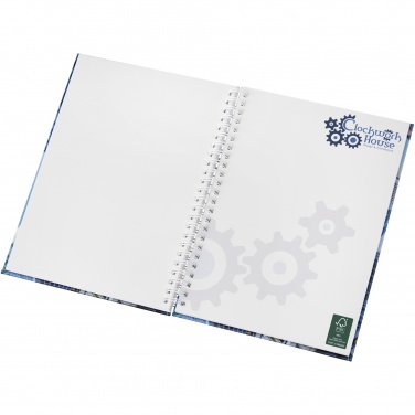 Logo trade promotional gifts picture of: Wire-o A5 notebook hard cover